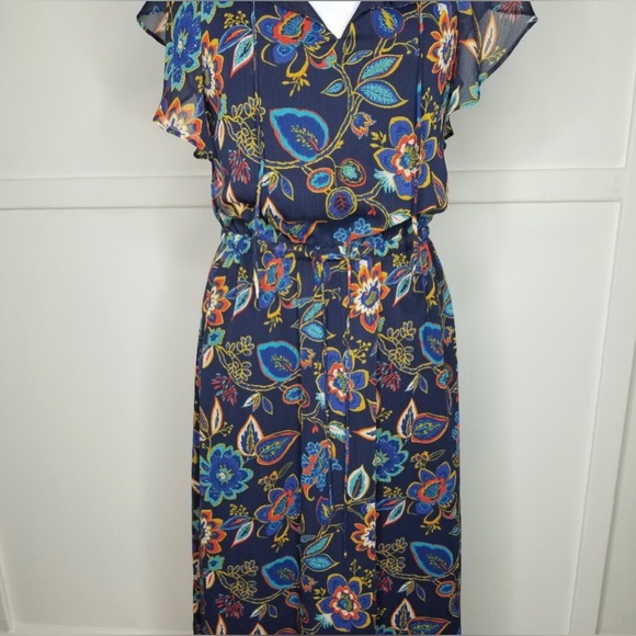 A New Day Navy Floral Maxi Dress - Picture 2 of 9
